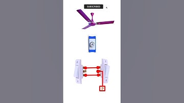 Two way switch connection with fan regulator #ceilingfan #shorts #short #shortvideo #youtubeshorts