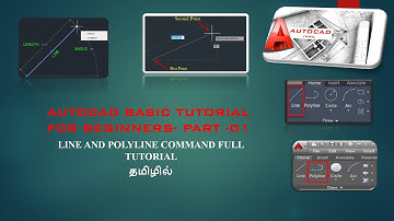 AutoCAD Basic Tutorial For Beginners-part-01 line and polyline command full Tutorial