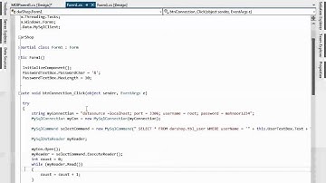 Session No 5 How to connect one form with the other form in C# in Urdu