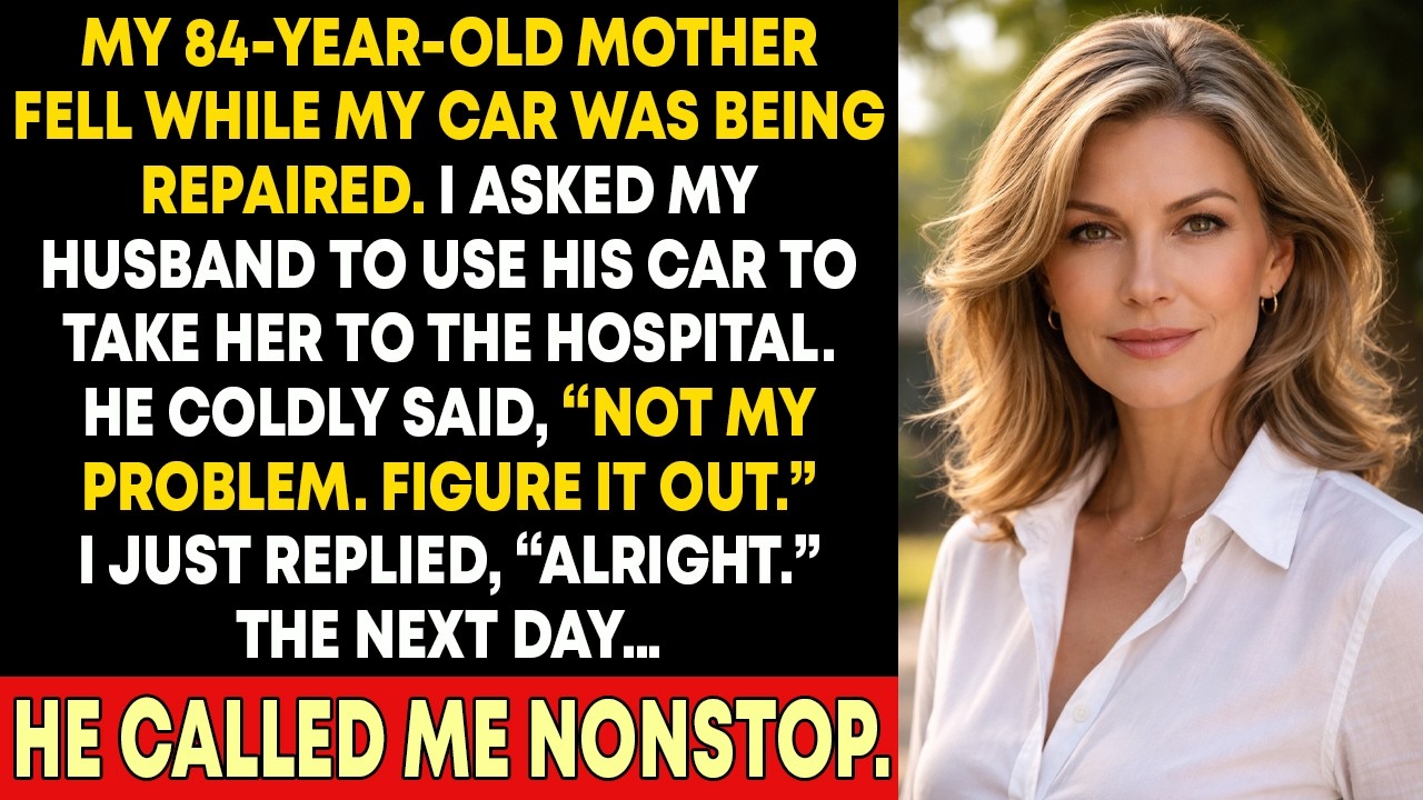 My Husband Refused to Help My Injured Mom — Then His Perfect Life Cracked | Family Story