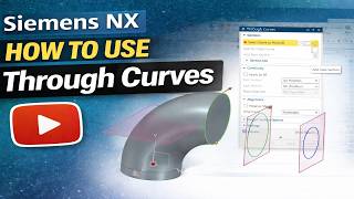 Siemens NX Through Curves Tutorial 🔥 Surface Modeling Made Easy (Step-by-Step)