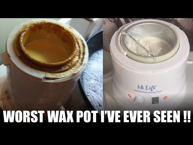 Yuck! The most unhygienic wax pot I've ever seen - Salon Secrets (cleaning)  