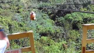 First Time Ziplining