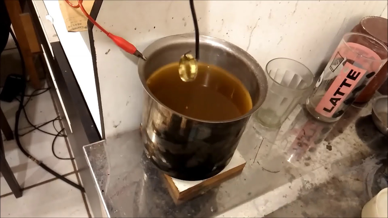 Золотое покрытие шаг за шагом!! База, обезжиривание, активация и покрытие!!