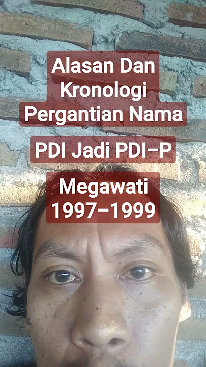 Alasan Megawati Mengganti Nama PDI Jadi PDI-P Peristiwa Pilpres 1999
