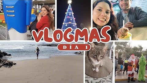 VLOGMAS #1✨ Playita, vimos el Árbol de Navidad 🎄 más grande del Perú 😲