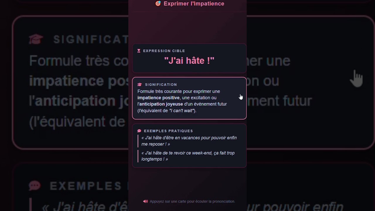 J'ai hâte ! | Une expression française indispensable à connaître