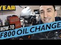 BMW F800r oil change