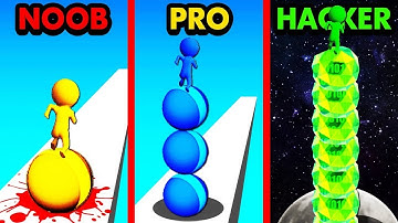 Stack Rider - 🤮NOOB VS 😀PRO VS 😎HACKER