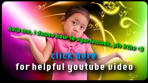 Electronoob showing introduction to agariomods for new players