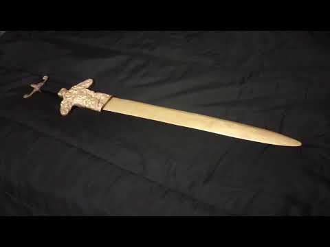 Bronze sword restoration