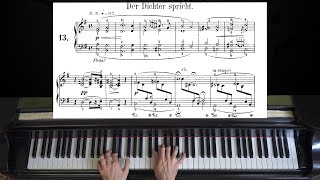 Schumann - Der Dichter spricht (The Poet Speaks), Kinderszenen Op.15 | Piano with Sheet Resimi