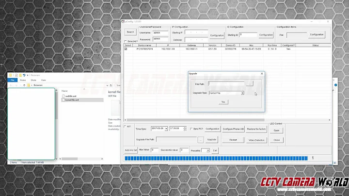 How to upgrade firmware on Pro Series IP Cameras