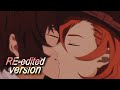 Fanmade  dazai x chuuya  kiss scene reedited  bsd