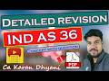 Ind AS 36 Revision🔥Quick Revision with ICAI Most Imp Que Sep 2025 CA FINAL FR | CA Karan Dhyani