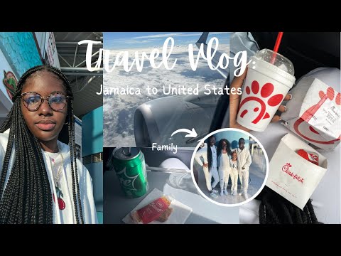 Travel Vlog | Migrating from Jamaica to the United States | Naeya’s Life | *chaotic*