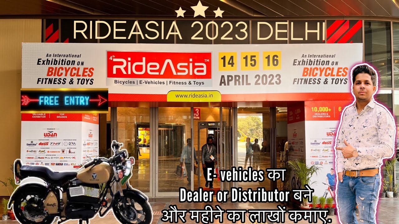 RideAsia 2023 RideAsia Expo 2023 pragati maidan EVehicles Expo