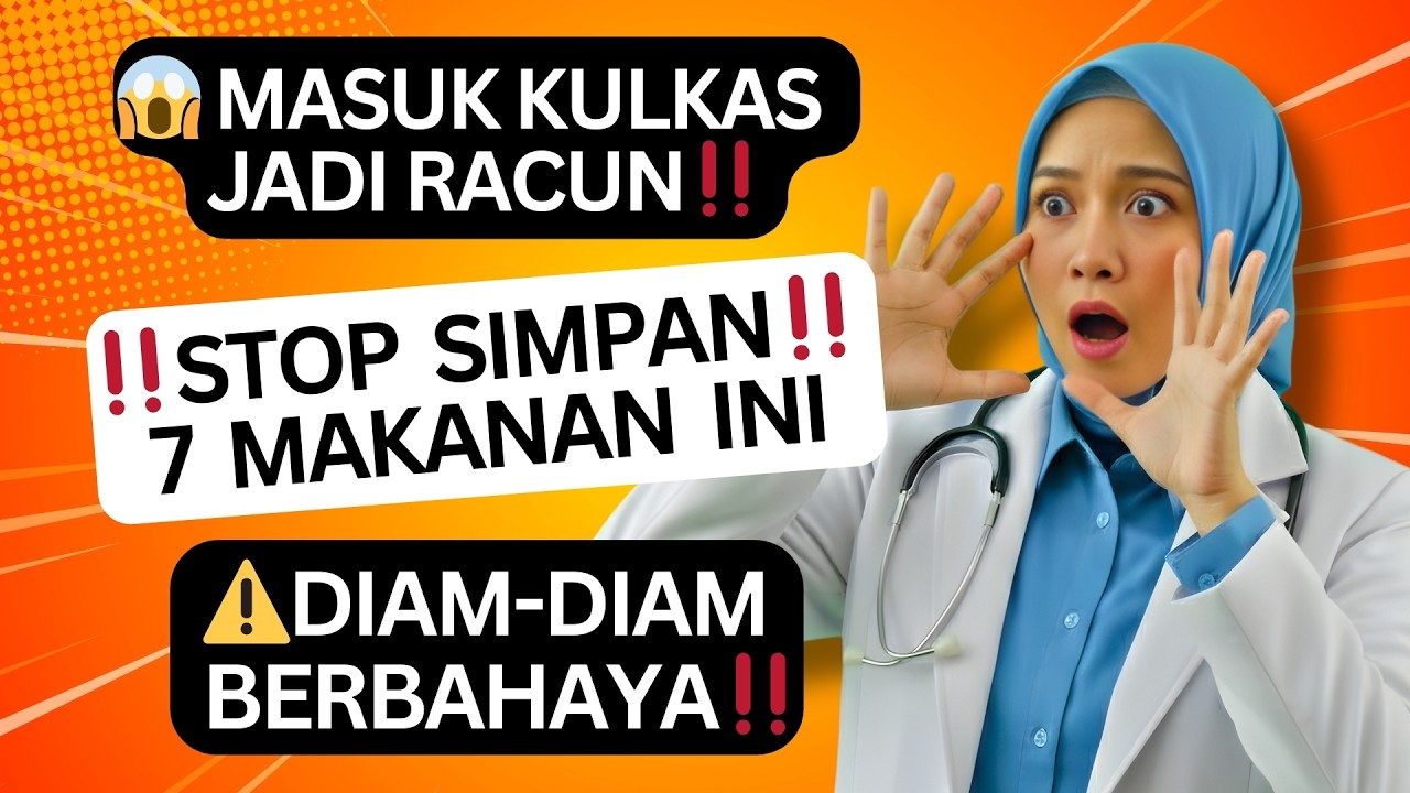 ⚠️TERBONGKAR‼️7 MAKANAN INI MALAH BISA JADI ‘RACUN’ KALAU DISIMPAN DI KULKAS‼️
