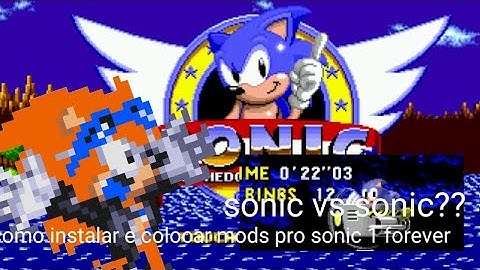 como instalar e colocar mods no Sonic 1 forever de Android!!!