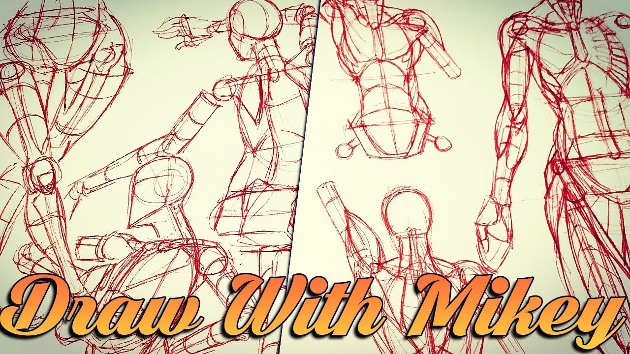 Anatomy & Form Study - Draw With Mikey 46 - YouTube