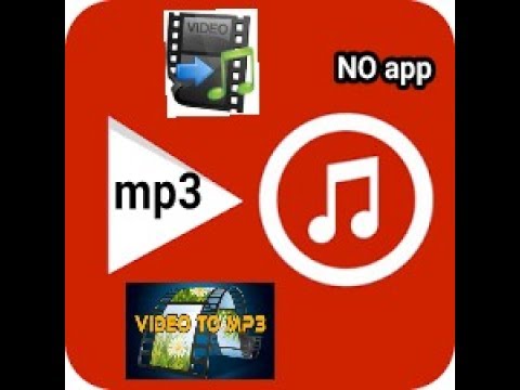 কোন অ্যাপ্লিকেশন ছাড়া ভিডিও কে অডিও করুন Video to Audio MP3