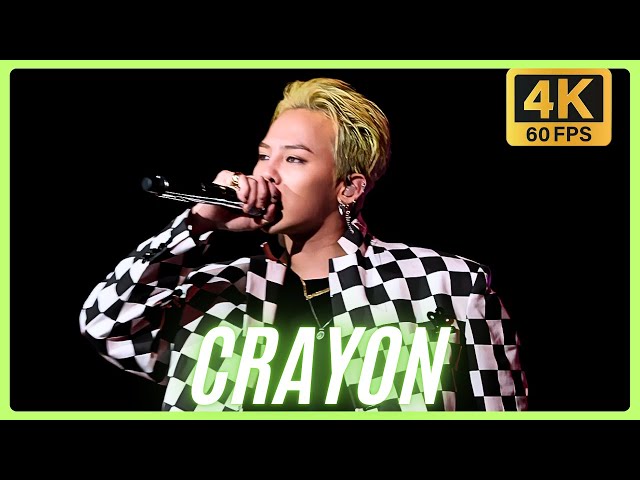 4K 60FPS] G-DRAGON - CRAYON @ BIGBANG 0.TO.10 CONCERT IN JAPAN