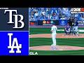 Dodgers vs. Rays Simulation | 6/15/26 | MLB The Show 26 PS5 Gameplay