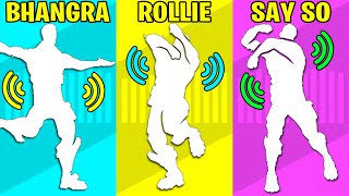 Legendary Fortnite Dances With Voices! (TikTok Rollie, Say So, Out West, Scenario)