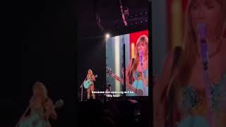 Taylor Swift talks about Sabrina at The Eras Tour in Mexico ?? (Night 2)