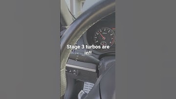 Stage 3 turbos installed on 2021 kia stinger gt2 AWD