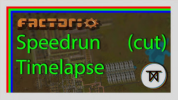 Factorio Speedrun Timelapse (edited version)