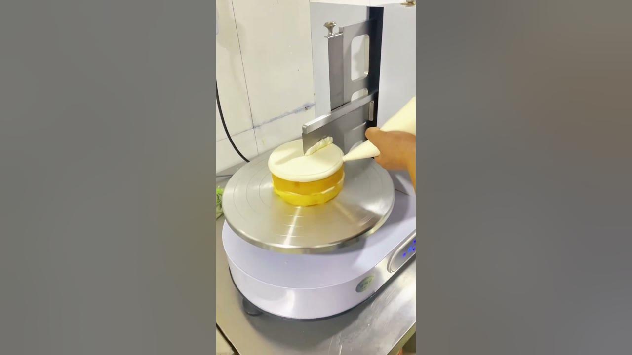 Automatic Cake Icing Machine YouTube