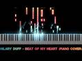 Hilary Duff - Beat Of My Heart (Piano Cover)
