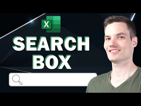 How to Build Search Box in Excel