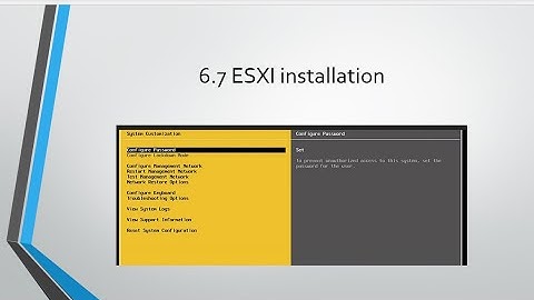 How to install ESXI 6.7 on VMware workstation