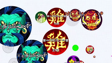 AGARIO MOBLIE TEAMING WITH RANDOM PEOPLE