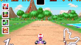 Mario Kart - Super Circuit - Vizzed.com Play - Mario Kart - Super Circuit (GBA / Game Boy Advance) - Special Cup 50cc - User video