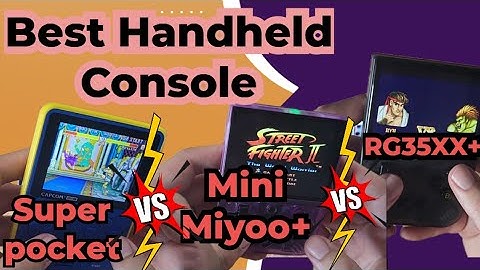 Handheld Console Review: Capcom Superpocket vs. Mini Miyoo+ vs. RG35XX+ – Which Is Best?
