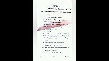 Discrete mathematics || MSc Maths || First sem || SDSUV || session 2024-25 || PYQ ||