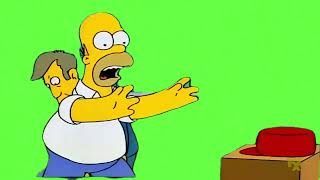Homer Thinks Bart Turned Into a Box 📦 | The Simpsons Green Screen