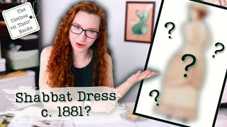 Reconstructing my ancestor's Shabbos dress without... anything? Fashion history with no photos