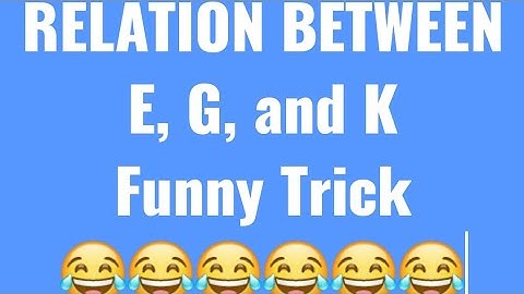 Relation between Youngs modulus (E) ,Shear modulus (G) ,Bulk modulus(K) and poissions ratio