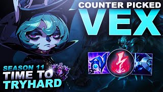 I GOT COUNTER PICKED ON VEX! - Time to Tryhard | League of Legends