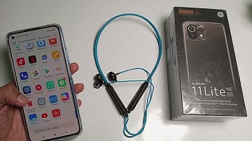 how to connect Bluetooth ubon earphones in xiaomi 11 lite NE 5G