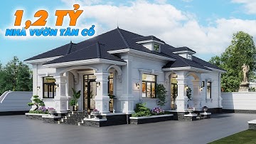 NHÀ VƯỜN TÂN CỔ 1 TẦNG, CHỈ 1,2 TỶ, ĐẸP NỔI BẬT | MN04237