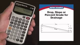 How to do Drop or Slope Calculations in Metric | Construction Master Pro How To Do Drop Or Slope Calculations Construction Master Pro