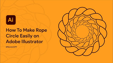 How To Make Rope Circle Easily on Adobe Illustrator