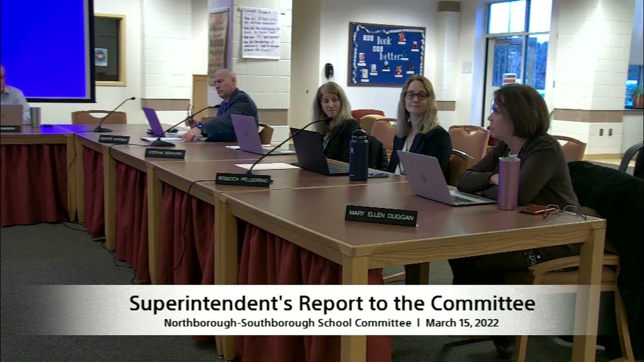 NorthboroughSouthborough Regional School Committee Meeting March 16