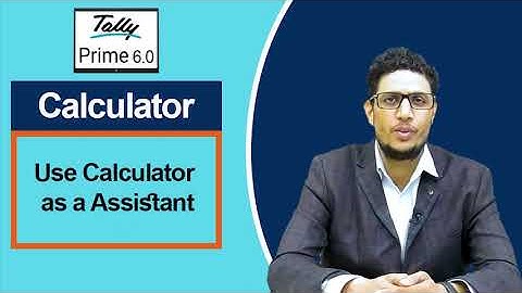 Calculator use in Tally Prime