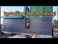 Installing Metal Siding - DIY Cabin Build